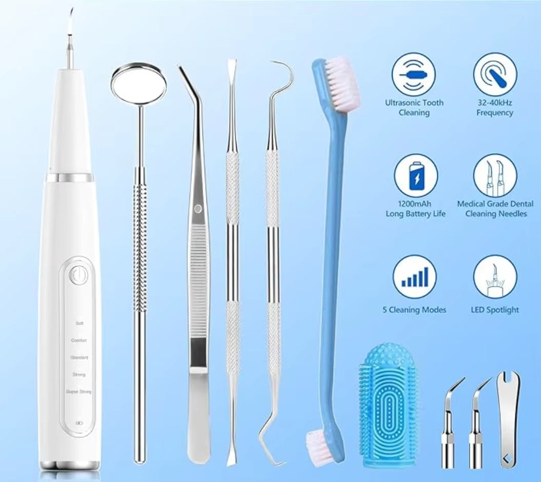 Ultimate Dog Tooth Brushing Kit - Waterproof Electric Cleaner for Plaque & Tartar Removal