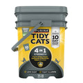 Purina 4-In-1 Strength Floral Scent Clumping Cat Litter - 35 lb Pail for Ultimate Odor Control and Freshness