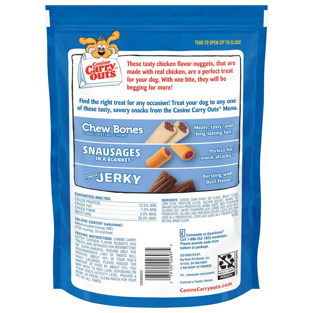 Chicken Flavor Nuggets Dog Treats, 22.5 Oz