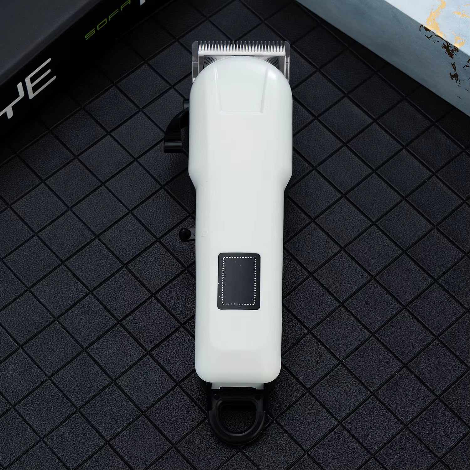 Rechargeable Low Noise Stainless Steel Dog Grooming Kit with LCD Display - Waterproof & Fast Charging for Small Breeds