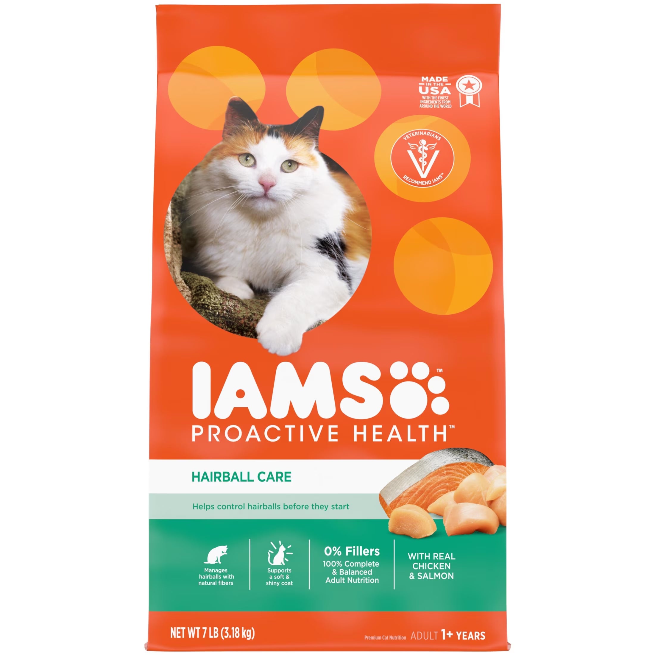 Proactive Health Chicken and Salmon Dry Cat Food, 7 Lb Bag