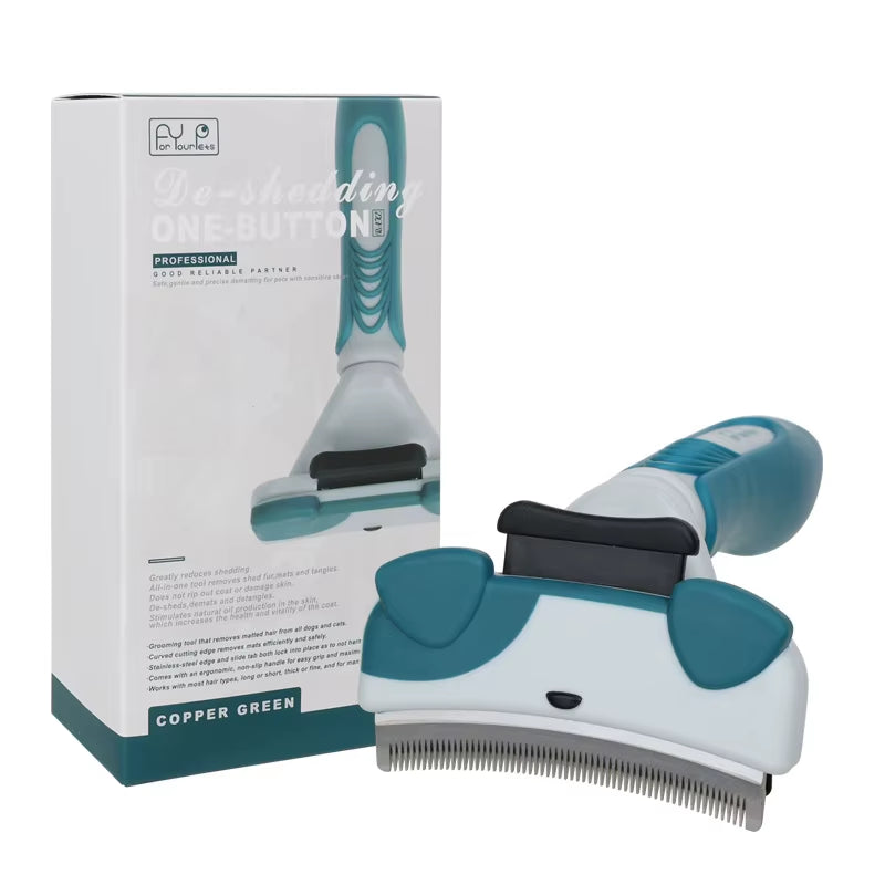 Mengqule Battery Operated Soft Fresh Scent Hair Grooming Treatment for Dogs and Cats with Arc-Shaped Depilatory