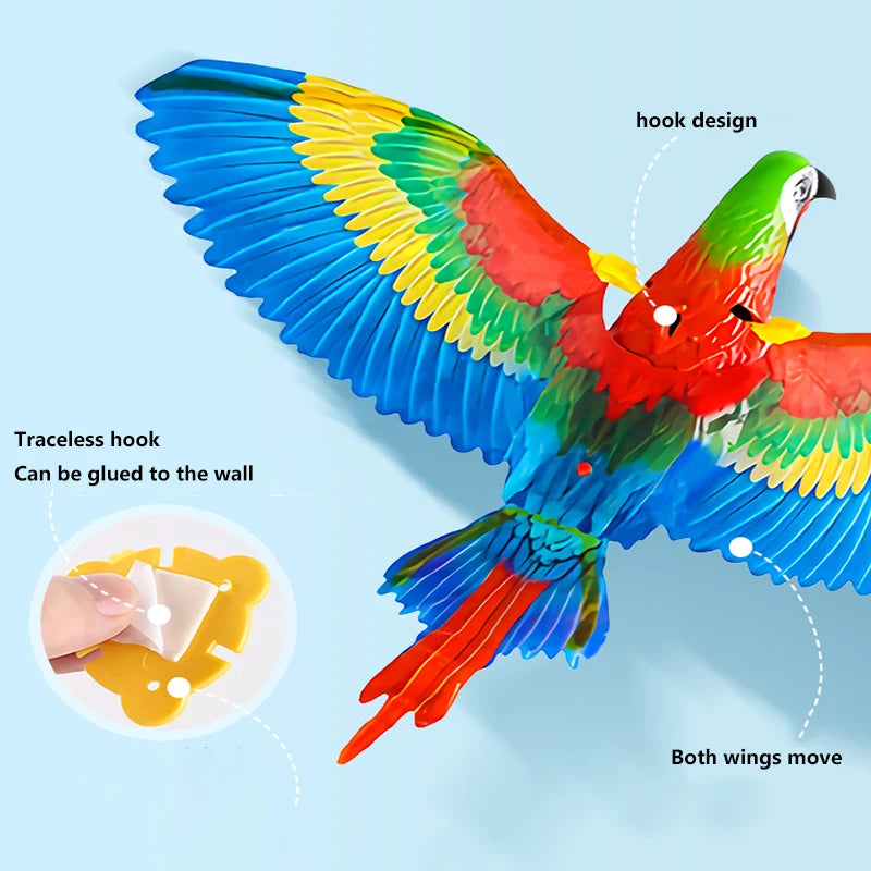 Simulation Bird Cat Toy Funny Self-Hey Hanging Door Automatic Scratch Rope Cat Stick Eagle Cat Interactive Toy Cat Supplies