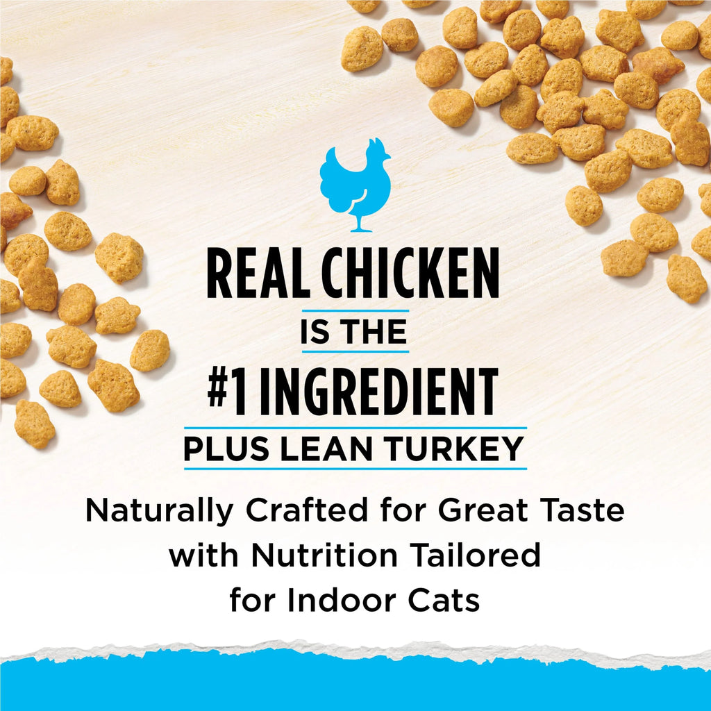 Purina  Naturals, Indoor Dry Cat Food, Chicken & Turkey, 3.15 Lb Bag