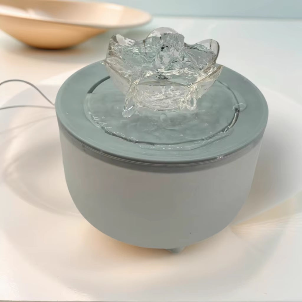 Automatic Pet Water Fountain with USB Filter - Quiet 1200ML Cat Drinking Bowl for Fresh Water Recirculation