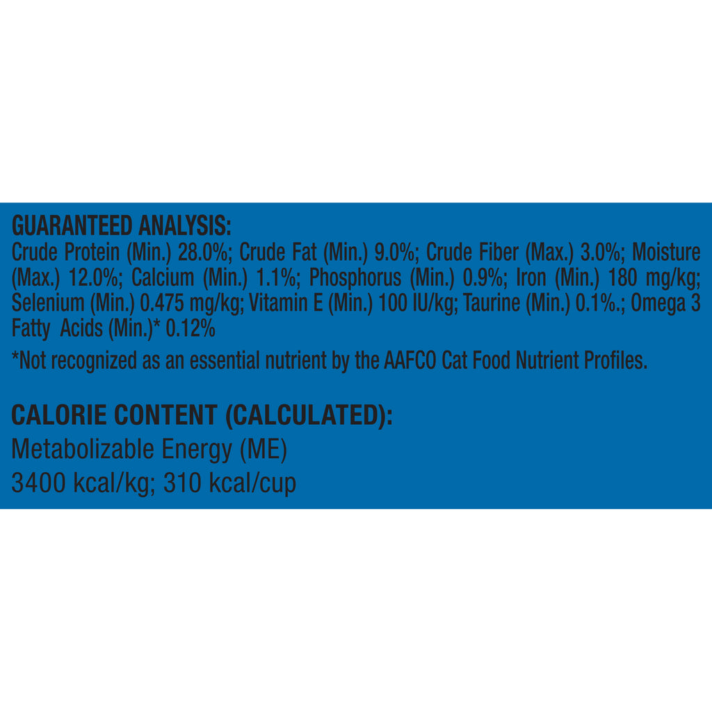 Daily Essentials Dry Cat Food for Adult Cats with Chicken, Beef & Salmon, 15.5 Lb. Bag