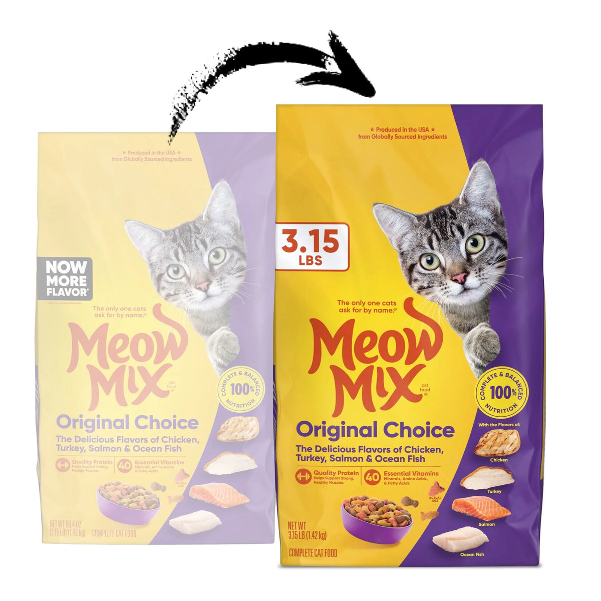 Original Choice Dry Cat Food, 3.15 Lb. Bag