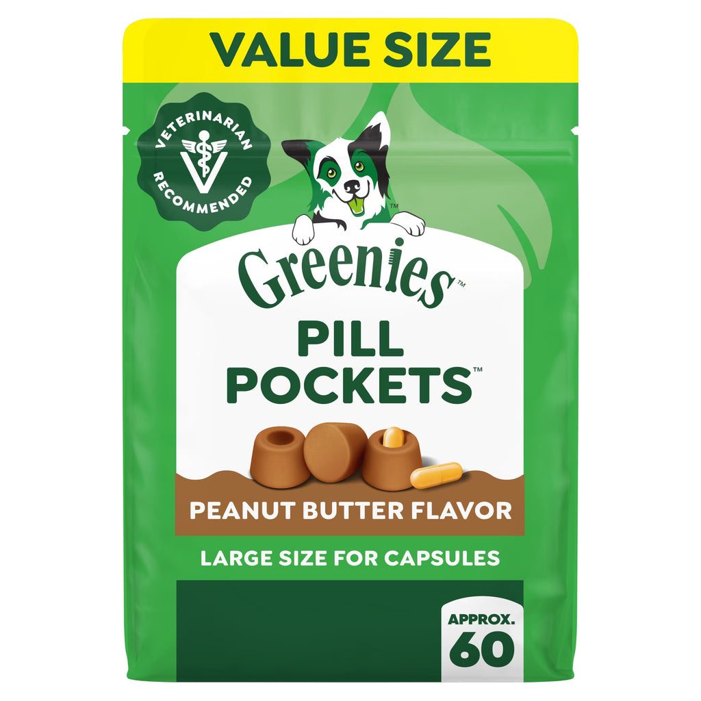 Large Dog Pill Pockets Peanut Butter Flavor 15.8 Oz