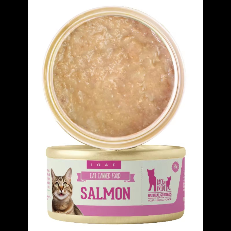 Salmon Canned Cat Food and Dog Snacks