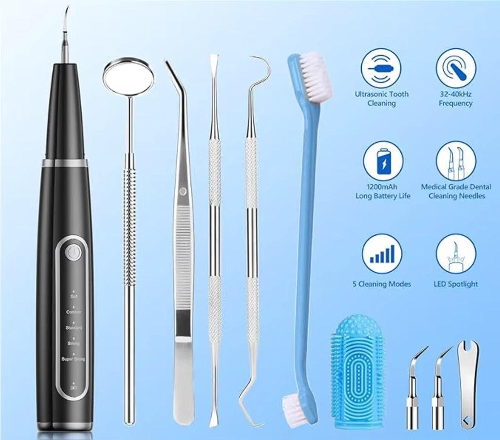 Ultimate Dog Tooth Brushing Kit - Waterproof Electric Cleaner for Plaque & Tartar Removal