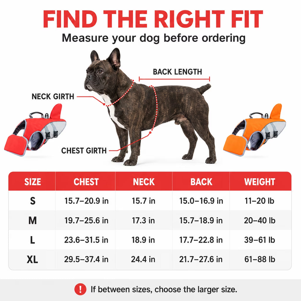 Float Paw Dog Life Jacket with Chin Float Pet Swimming Vest with Rescue Handle Large Dogs Safety Lifesaver Life Vest for Small Medium Large Dogs