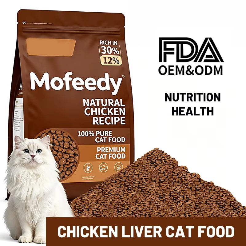 Mofeedy OEM ODM High Meat Complete Nutrition Dry Cat Food for All Life Stages 