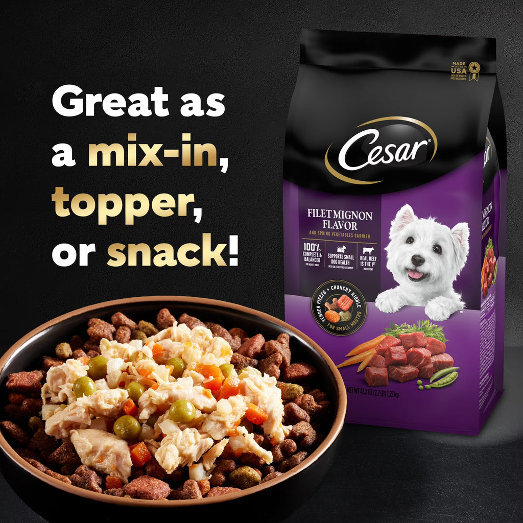 Simply Crafted Chicken and Beef Recipes Variety Pack Dog Food Toppers, 1.3 Oz Tubs (8 Ct)