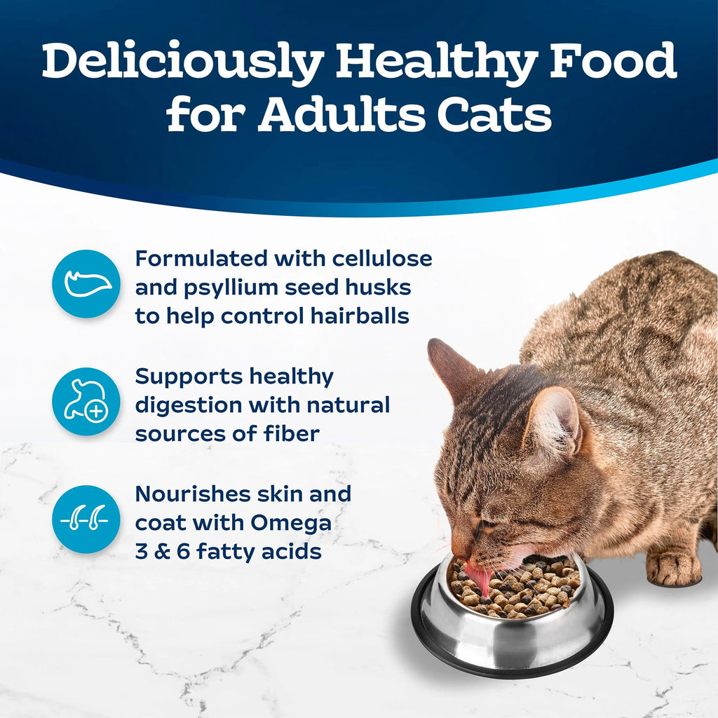 Tastefuls Adult Cat Hairball Control Dry Food, Chicken & Brown Rice, 5Lb