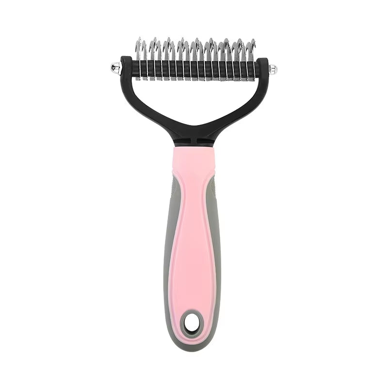 Ultimate Pet Detangling Comb - Grooming Brush for Dogs & Cats, Deshedding & Dematting Tool