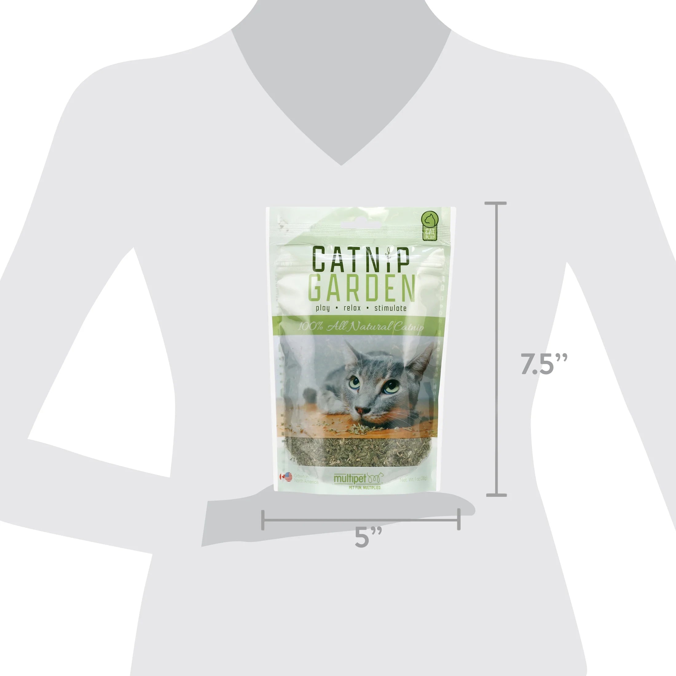 Premium All-Natural Catnip Garden - 1 Ounce Loose Catnip for Happy Cats