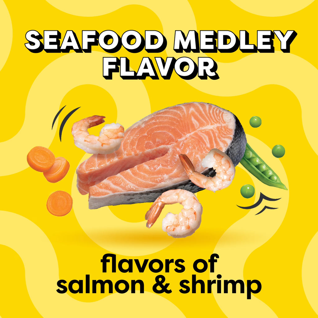Seafood Medley Flavor Dry Cat Food, 3.15 Lb Bag