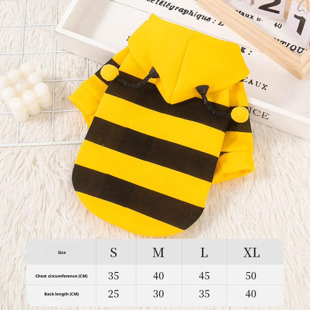 Cat Clothing in Soft Breathable Yellow Polyester, Stylish for Various Occasions, Multiple Sizes Available