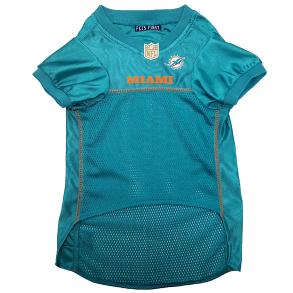 NFL Miami Dolphinslicensed Mesh Jersey for Dogs and Cats - Extra Extra Large