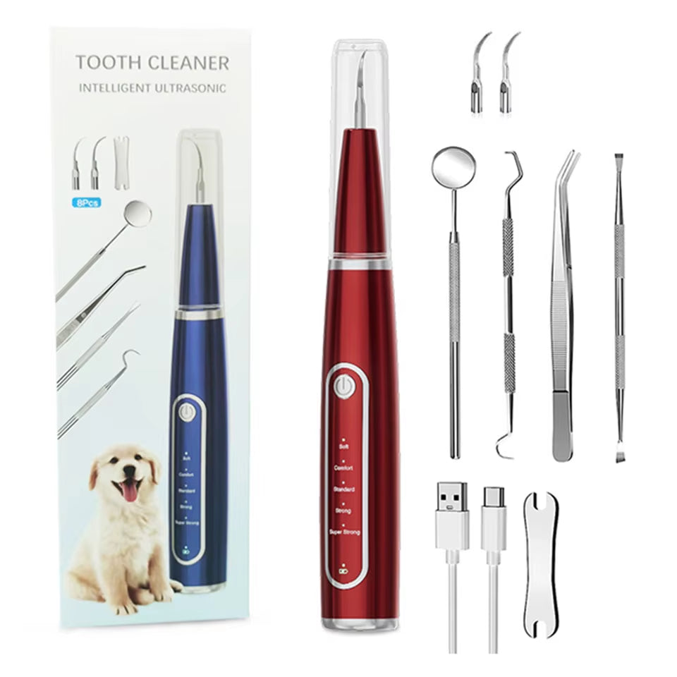 Ultimate Dog Tooth Brushing Kit - Waterproof Electric Cleaner for Plaque & Tartar Removal