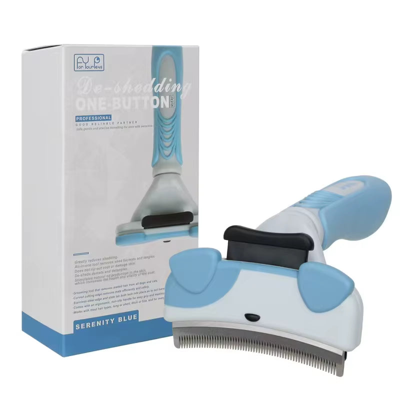 Mengqule Battery Operated Soft Fresh Scent Hair Grooming Treatment for Dogs and Cats with Arc-Shaped Depilatory