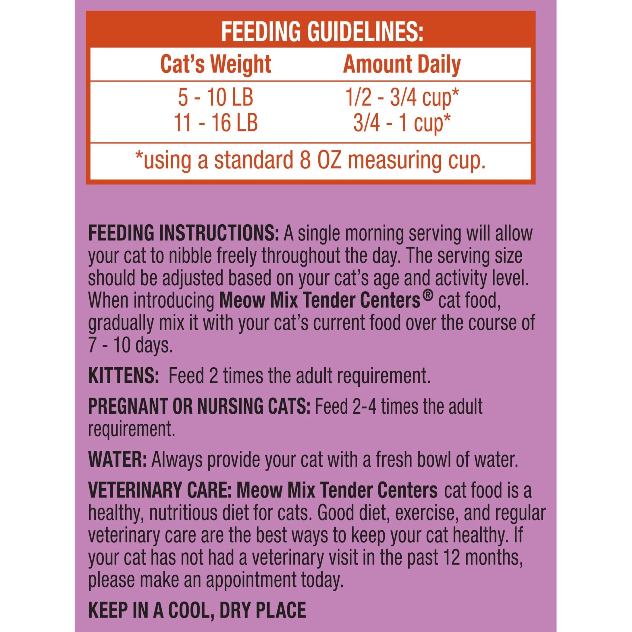 Tender Centers Dry Cat Food with Basted Bites, Chicken & Tuna Flavors, 14.2 Lb Bag