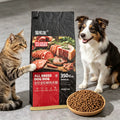 High-Protein Complete Dry Dog Food and Dry Cat Food (10kg Bag) - OEM Meatball Formula, 18%-35% Protein