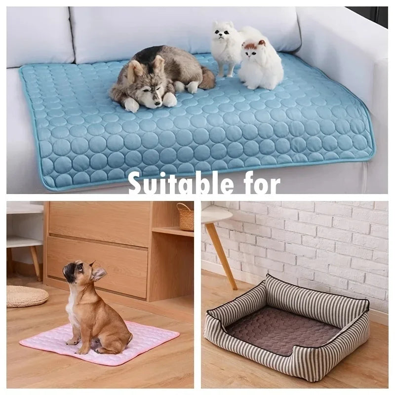 Beat the heat this summer with our Extra Large Dog Cooling Mat! Perfect for pets of all sizes, keep your furry friends cool and comfy with this durable ice pad blanket. 🐾☀️ #PetCooling #SummerEssentials #DogLovers