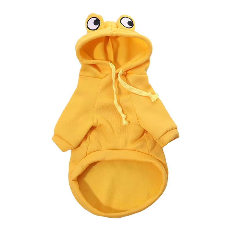 Customized Warm Pet Winter Clothes Cute Dog Cat Coat Hoodies Fleece Pet Dogs Costume Jacket for Small Animals