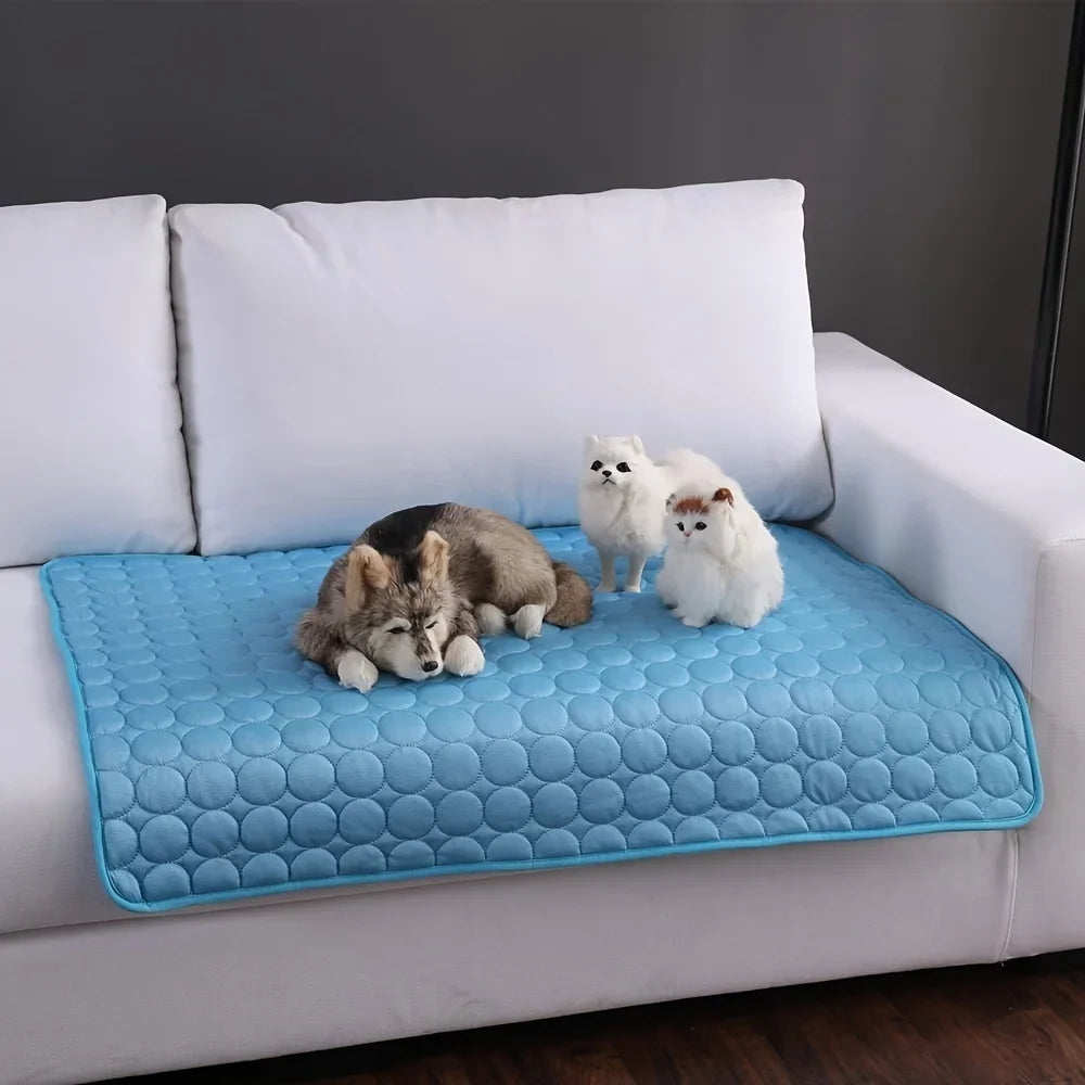 Beat the heat this summer with our Extra Large Dog Cooling Mat! Perfect for pets of all sizes, keep your furry friends cool and comfy with this durable ice pad blanket. 🐾☀️ #PetCooling #SummerEssentials #DogLovers