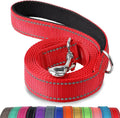 Double-Sided Reflective Dog Leash 6 FT/5 FT/4 FT Padded Handle Nylon Heavy Duty Leashes for Medium & Large Dogs Walking