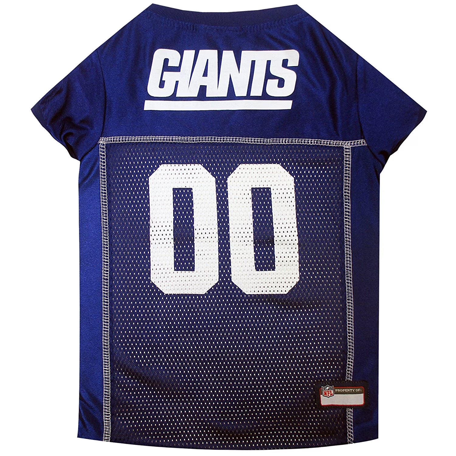 NFL New York Giantslicensed Mesh Jersey for Dogs and Cats - Extra Large