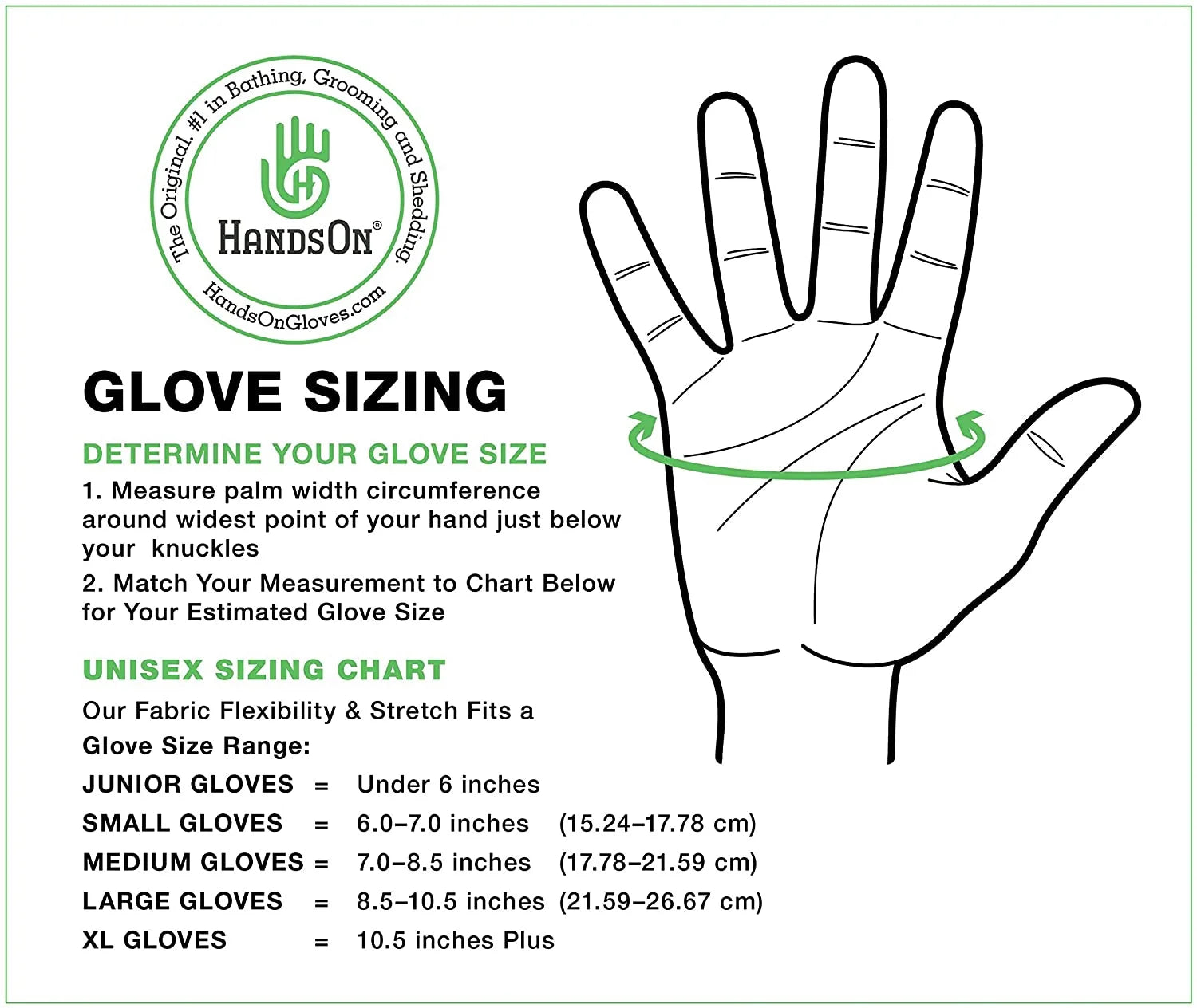 Pet Grooming Gloves - Shedding, Bathing, & Daily Grooming Gloves - Gentle Brush for Cats, Dogs, and Horses, Black Large