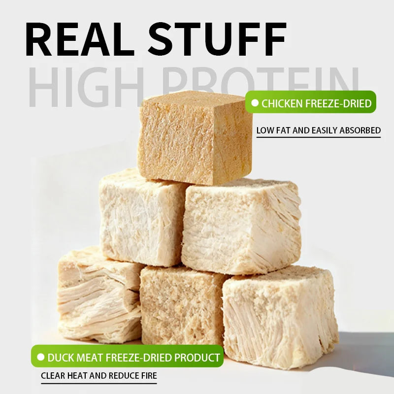 Premium High-Protein Freeze-Dried Cat Food with Tuna Flavor for Optimal Nutrition