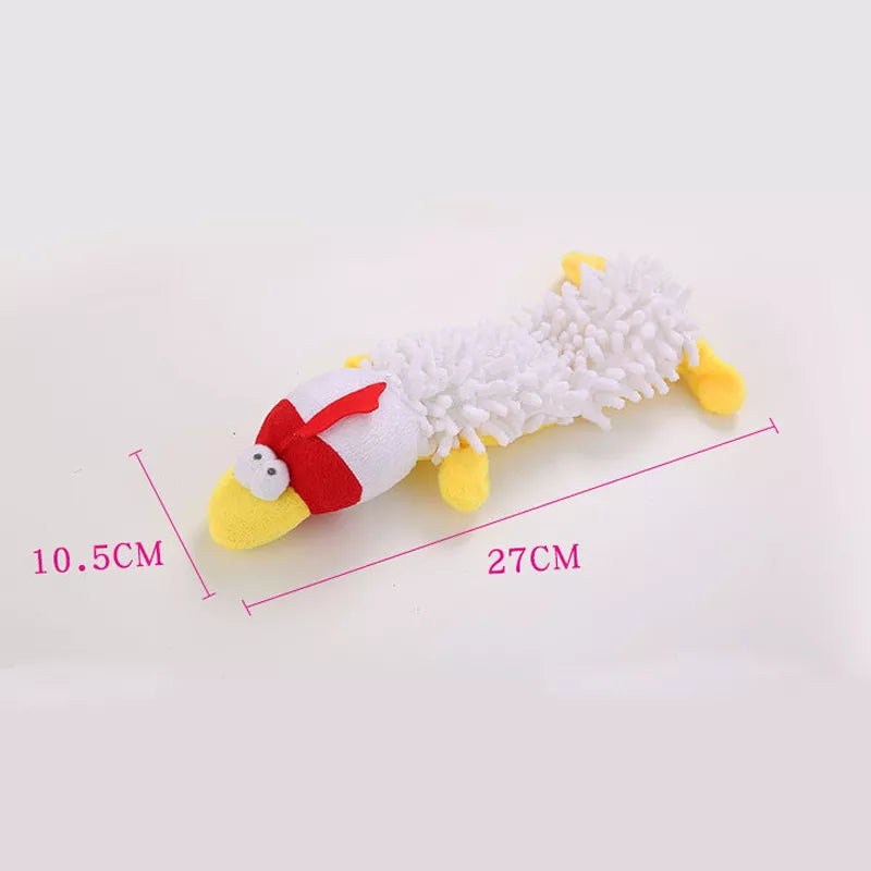 toys dog toys for aggressive chewers chewy dog toys tough dog toys Cute Plush Duck Sound Toy Stuffed Squeaky Animal Squeak Dog Toy Cleaning Tooth Dog Chew Rope Toys indestructible dog toys indestructible dog 