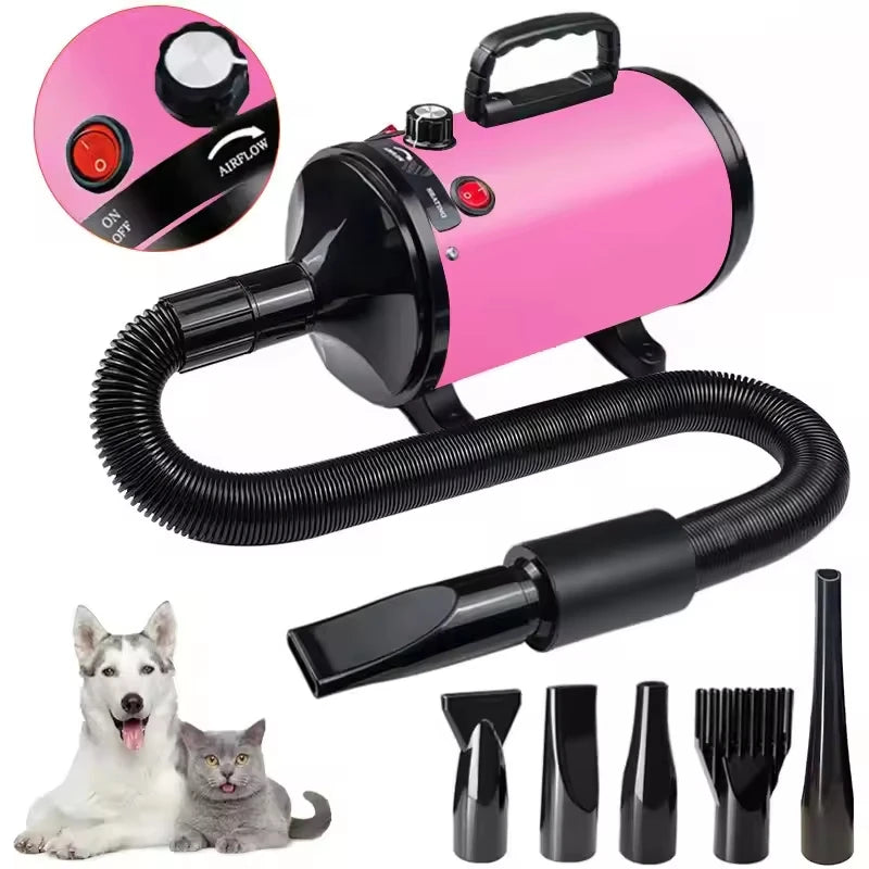 Revolutionary Handheld Pet Hair Dryer: Eco-Friendly Grooming Tool for Dogs and Small Animals