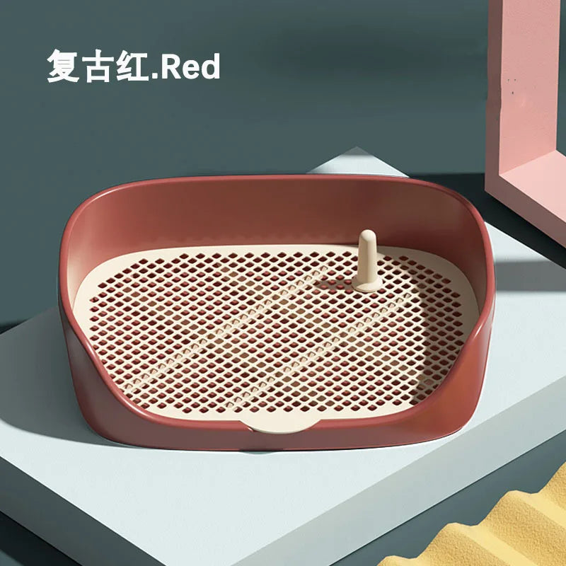 Large Size Pet Litter Box Training Toilet Pet Toilet for Dog Portable Dog Training Toilet Puppy Pad Holder Tray Indoor Dog Potty