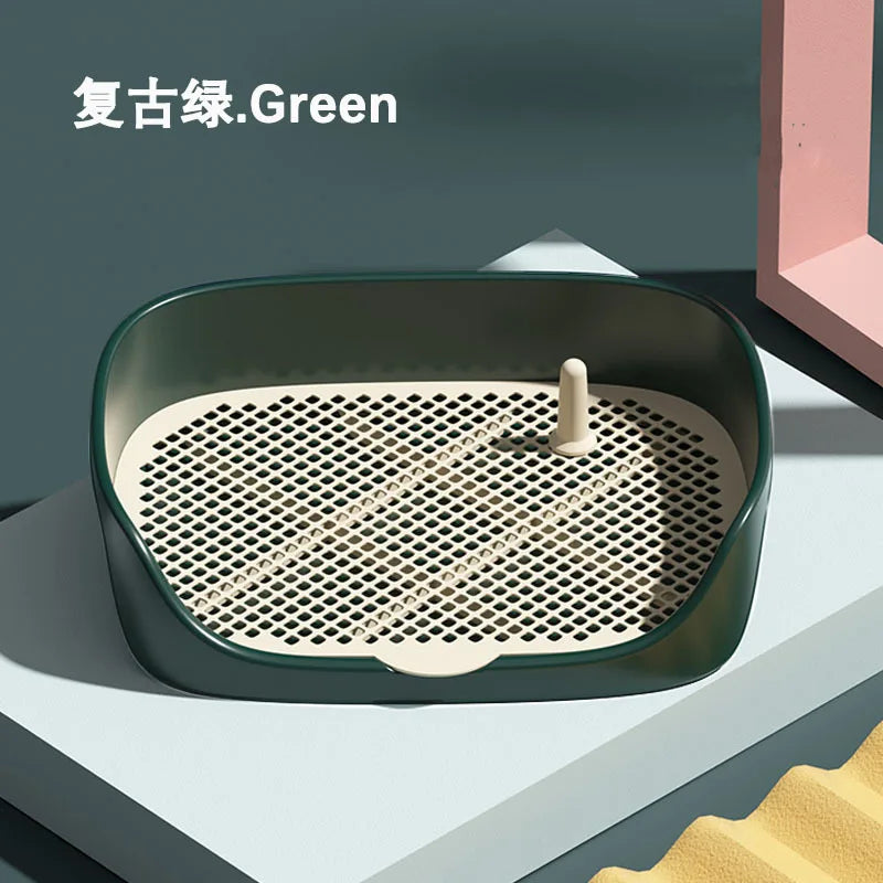 Large Size Pet Litter Box Training Toilet Pet Toilet for Dog Portable Dog Training Toilet Puppy Pad Holder Tray Indoor Dog Potty