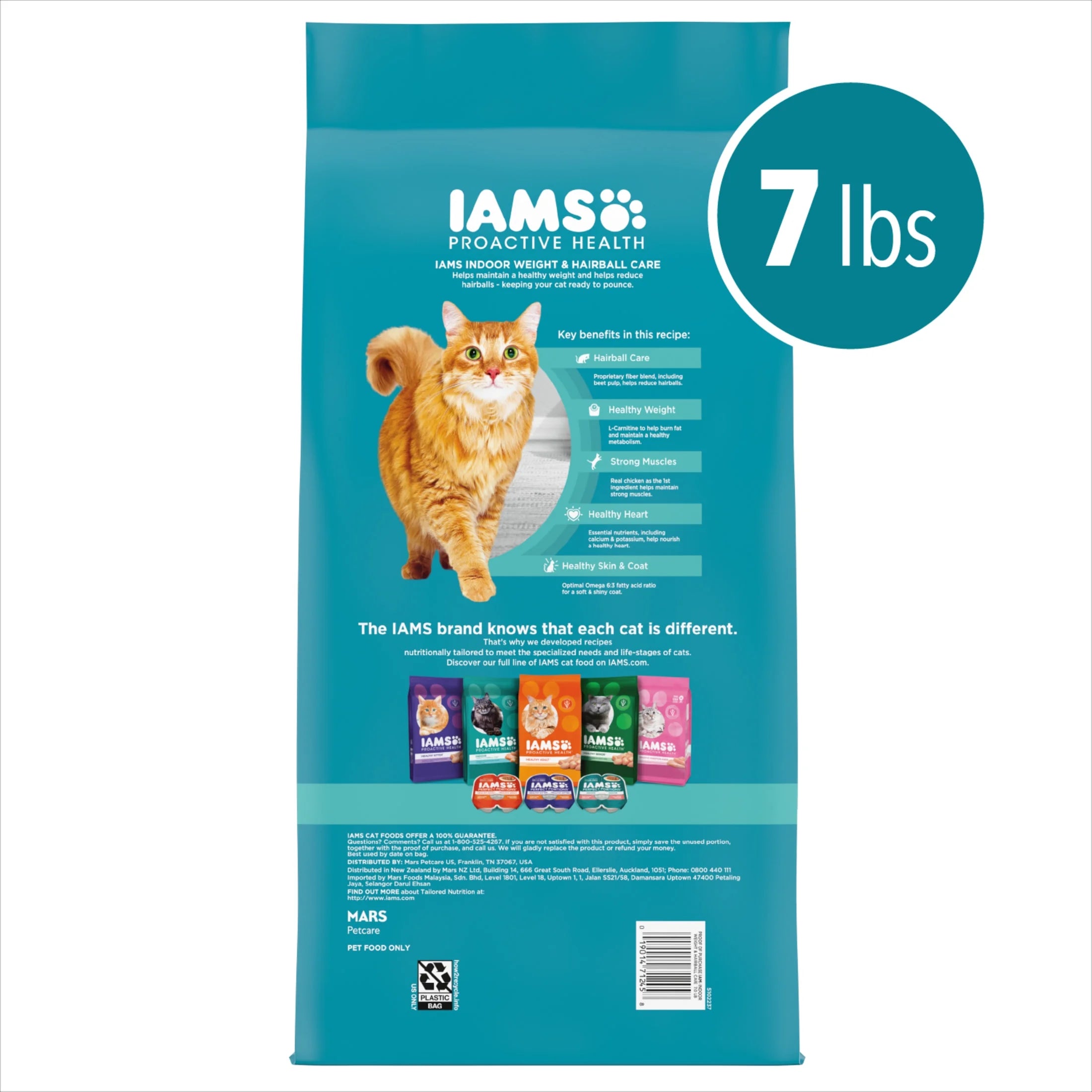 Proactive Health Chicken and Turkey Dry Cat Food, 7 Lb Bag