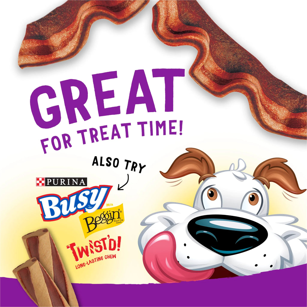 Purina  Strips with Real Meat Dog Treats, Thick Cut Hickory Smoke Flavor