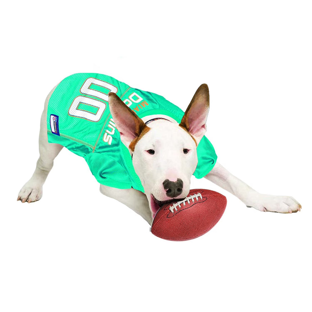 NFL Miami Dolphinslicensed Mesh Jersey for Dogs and Cats - Extra Extra Large