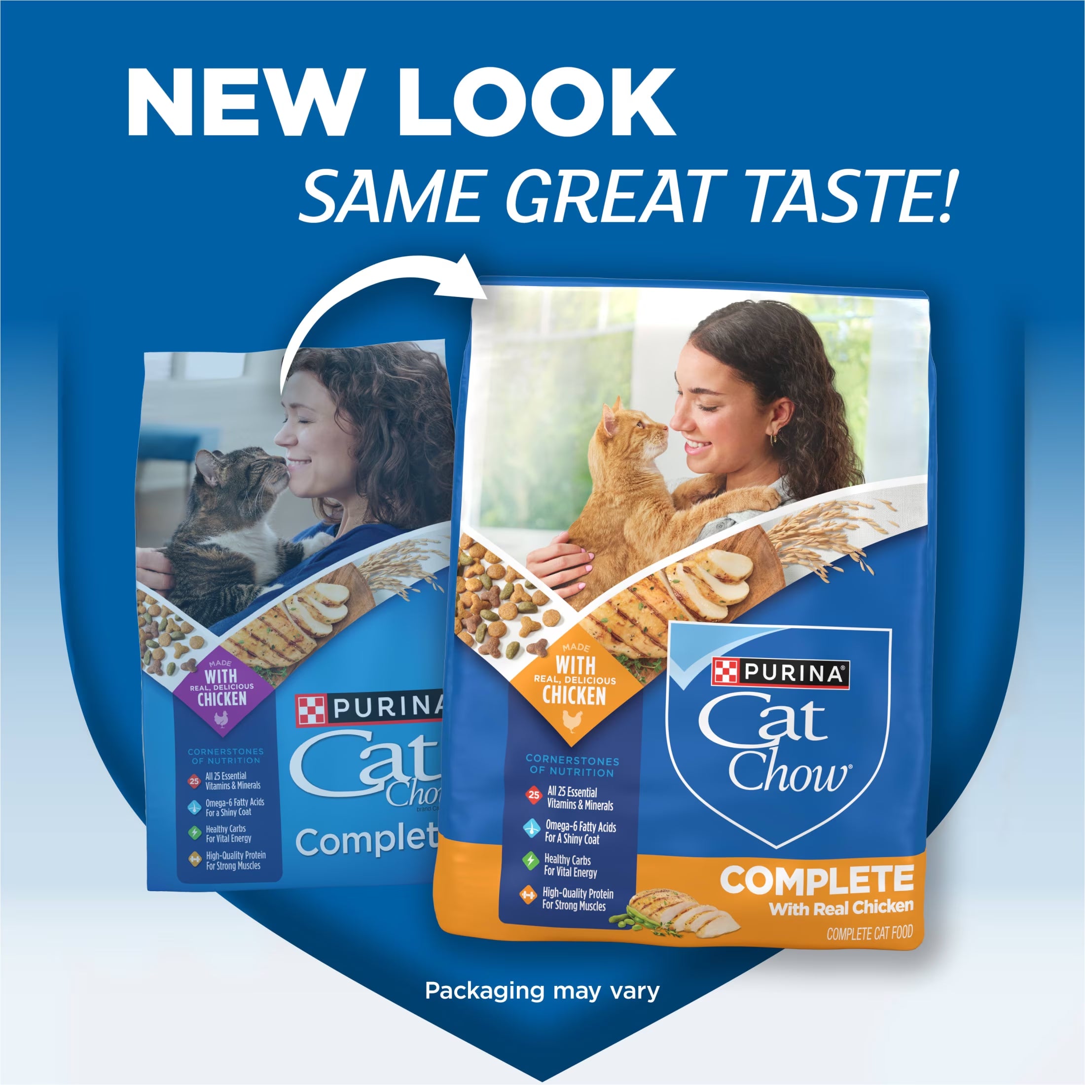 Purina  Complete High Protein Dry Cat Food with Real Chicken, 20 Lb Bag