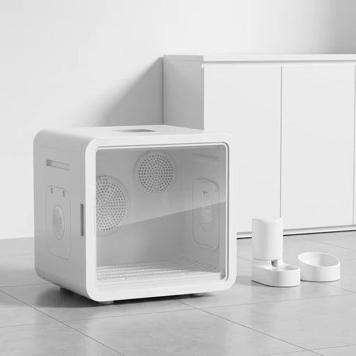 Customizable 64L Automatic Pet Drying Box with Overheat Protection and Transparent Door for Wholesalers