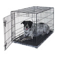 Foldable 36" Wire Crate for Dogs with Divider and Leak-Proof Tray