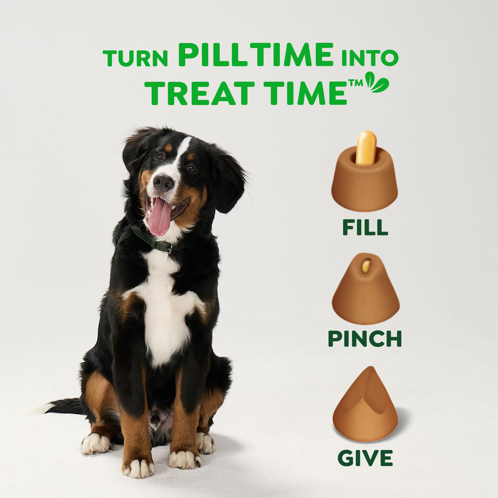 Pill Pockets Peanut Butter Flavor Dog Treats Large 7.9 Oz Pouch