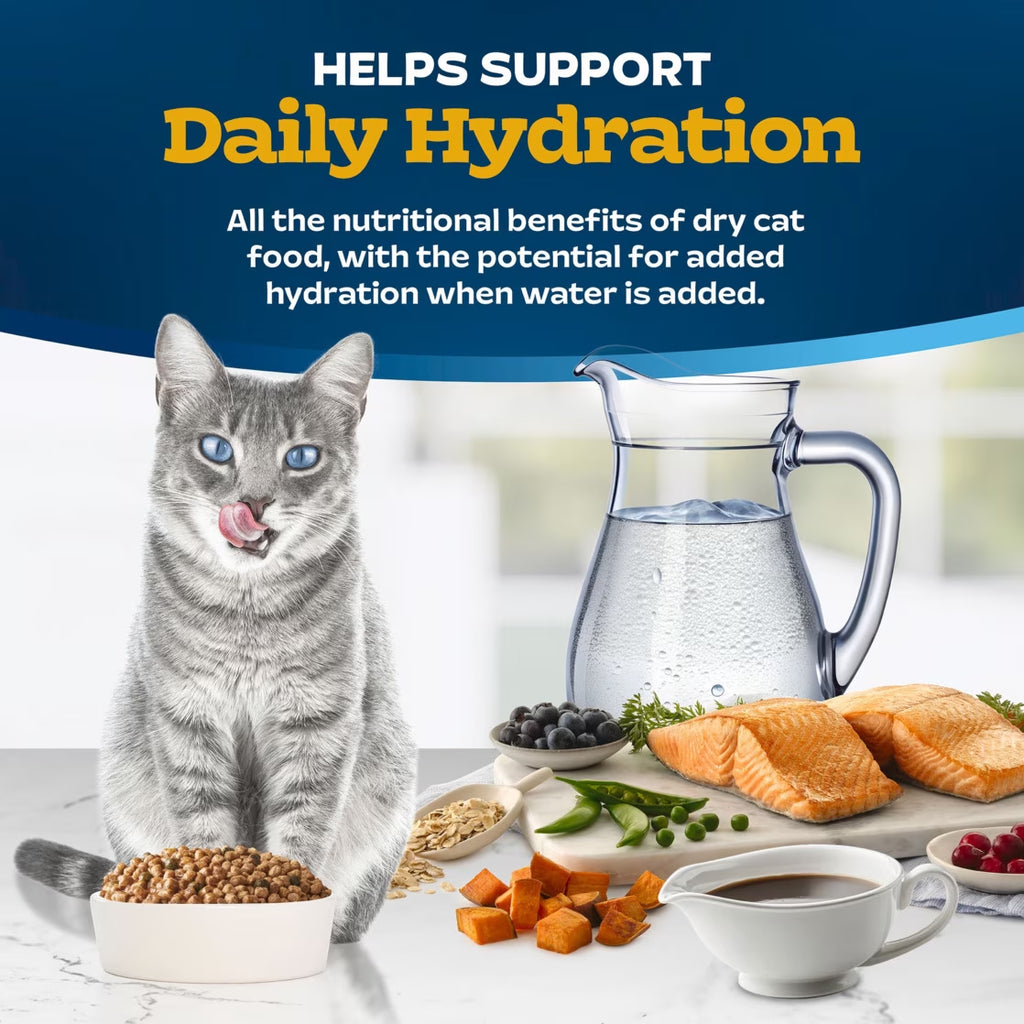 Tastefuls Irresistible Gravy Indoor Adult Dry Cat Food, Salmon, 5Lb Bag