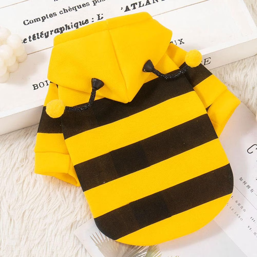 Cat Clothing in Soft Breathable Yellow Polyester, Stylish for Various Occasions, Multiple Sizes Available