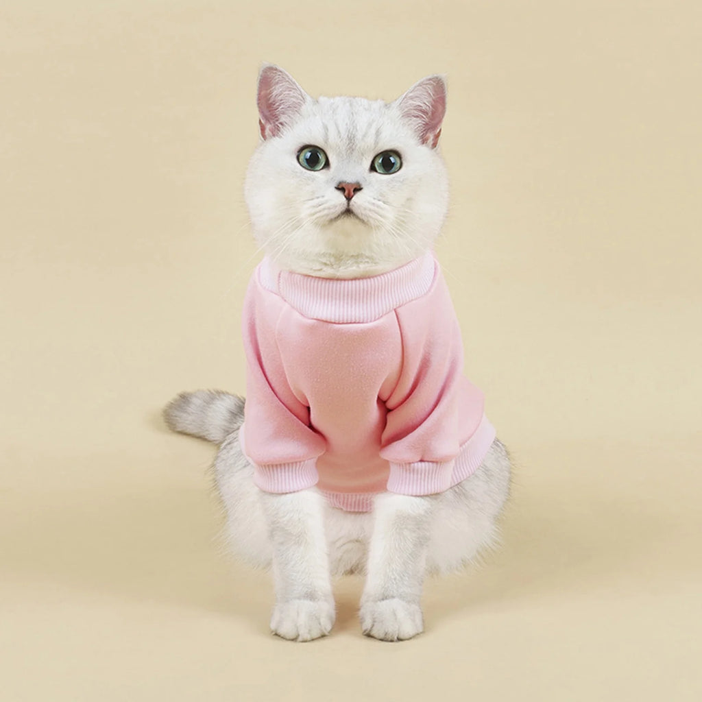 Dog Sweaters for Small Dogs, Cute Dog Clothes Classic Warm Pet Sweaters for Dogs Girls Boys, Cat Sweater Dog Sweatshirt Winter Coat Apparel for Small Dog Puppy Kitten Cat((Pink, L)