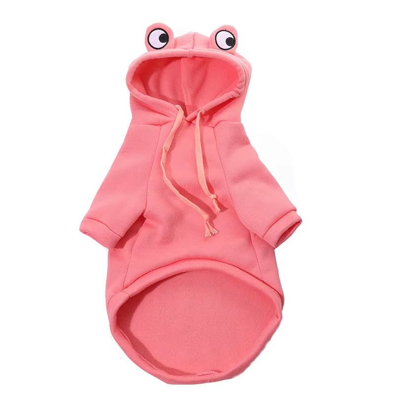 Customized Warm Pet Winter Clothes Cute Dog Cat Coat Hoodies Fleece Pet Dogs Costume Jacket for Small Animals