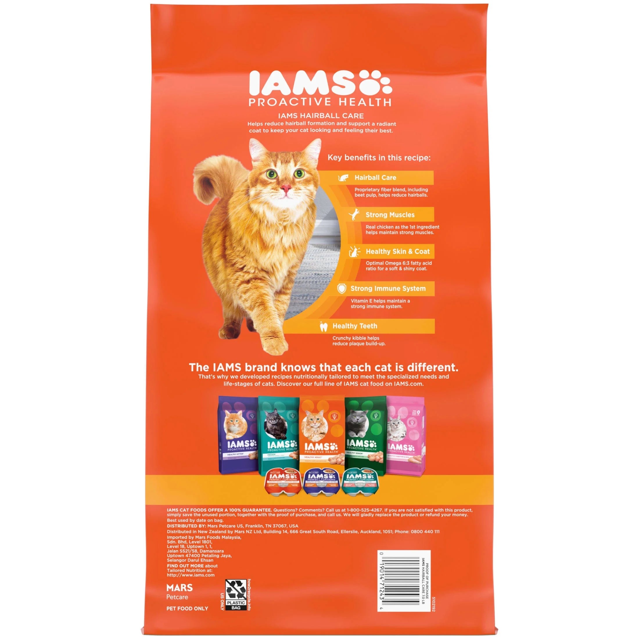 Proactive Health Chicken and Salmon Dry Cat Food, 7 Lb Bag